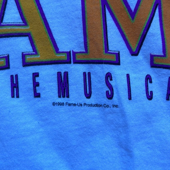 Vintage Fame The Musical T-Shirt / Large / Tultex / 1998 - Picture 5 of 8